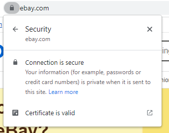 bezpieczeństwo strony ebay